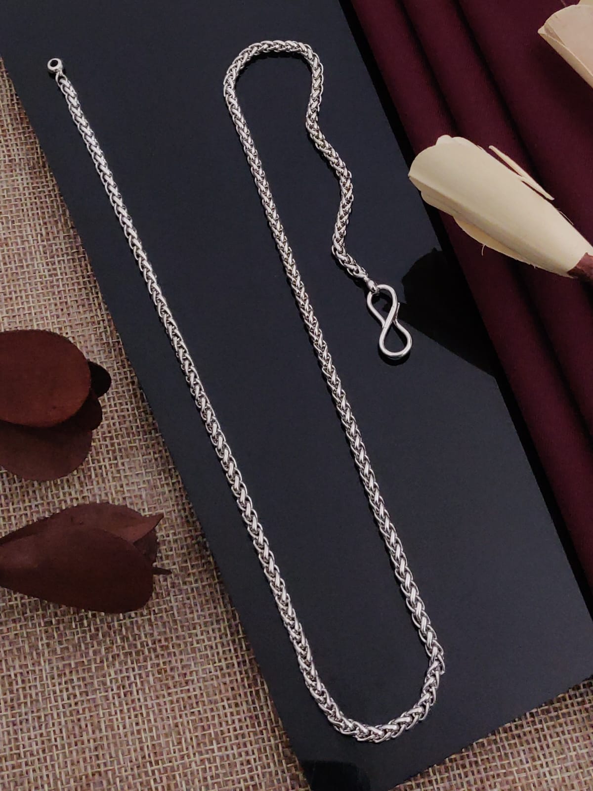 Solibelle Gold Plated Men's Wear Rounded Chain