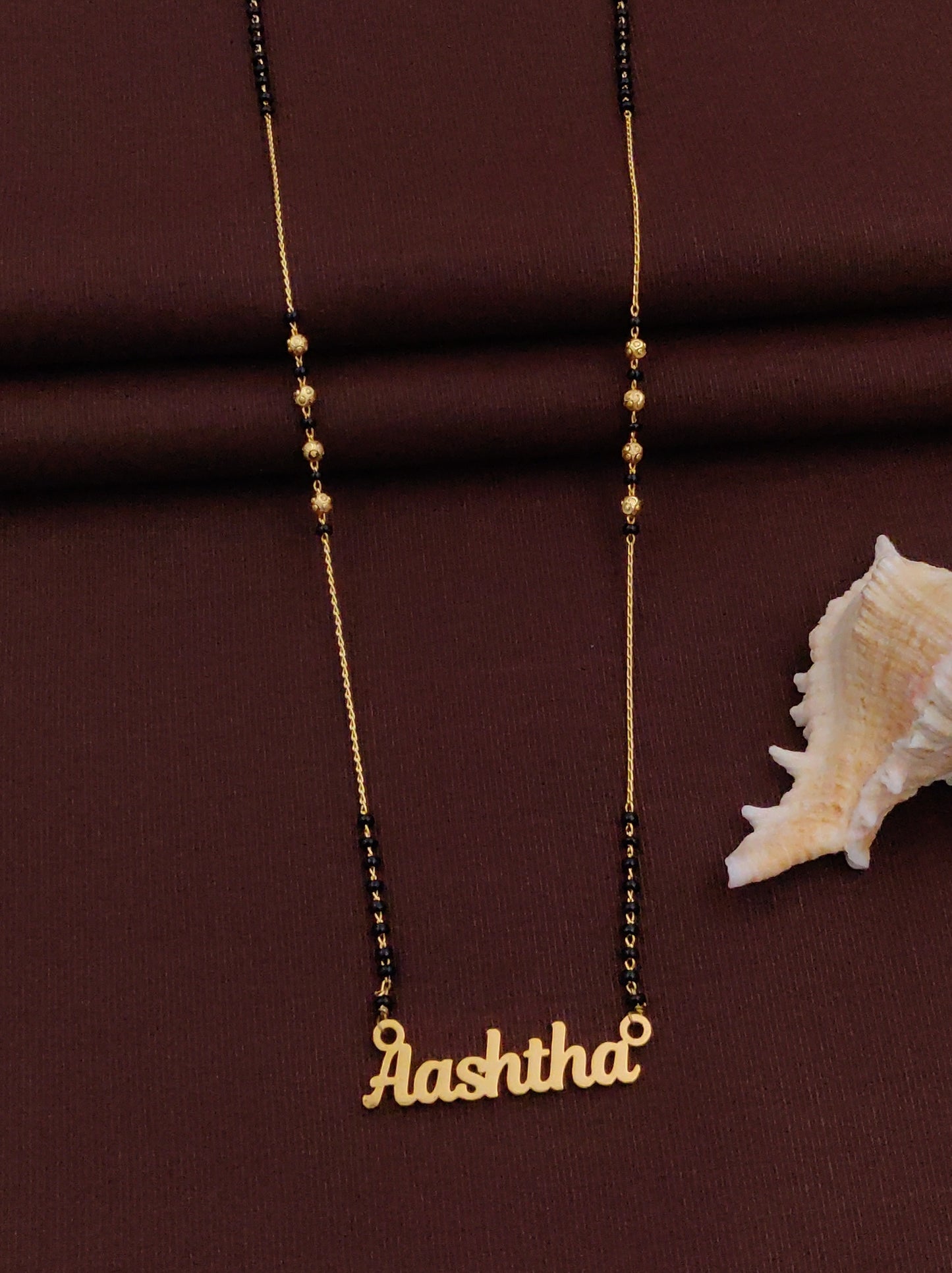 Solibelle Elite Name Mangalsutra (Customized Name)