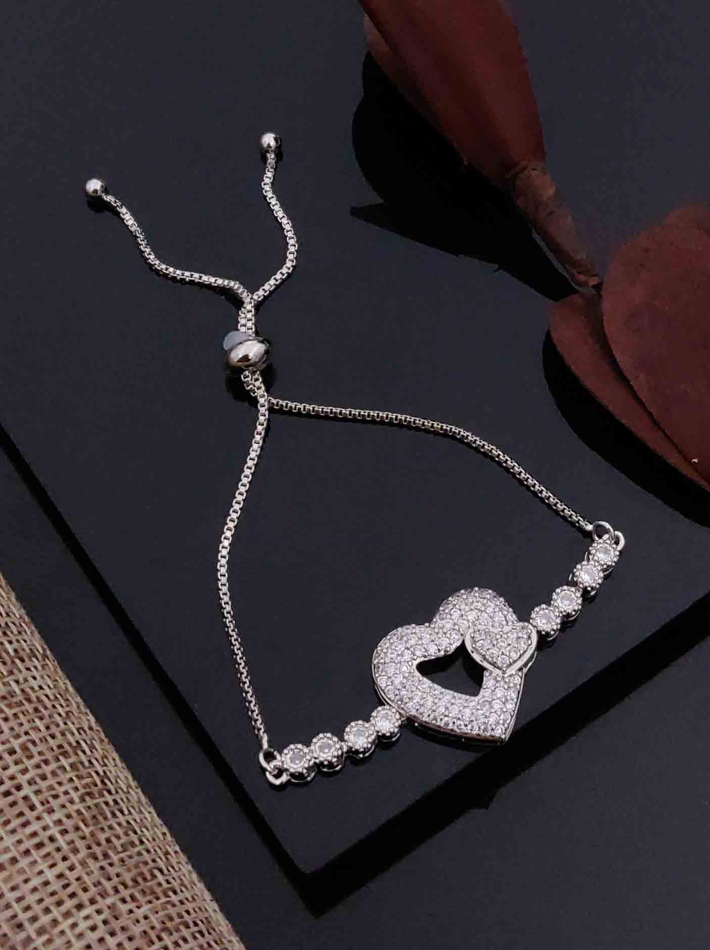 Solibelle Oroville Bracelet | Antitarnish Silver Plated