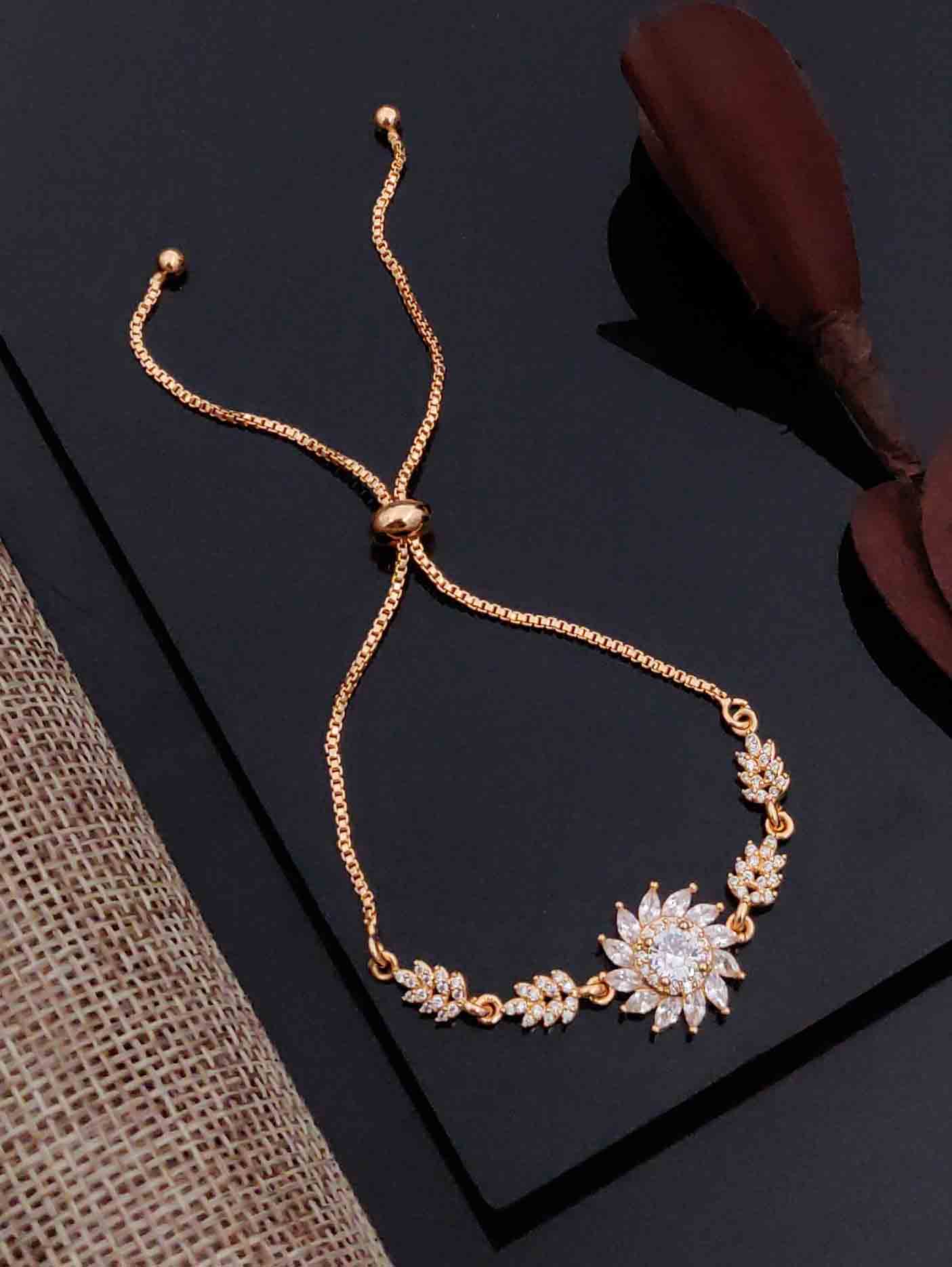 Solibelle Casper Bracelet | Antitarnish Gold Plated