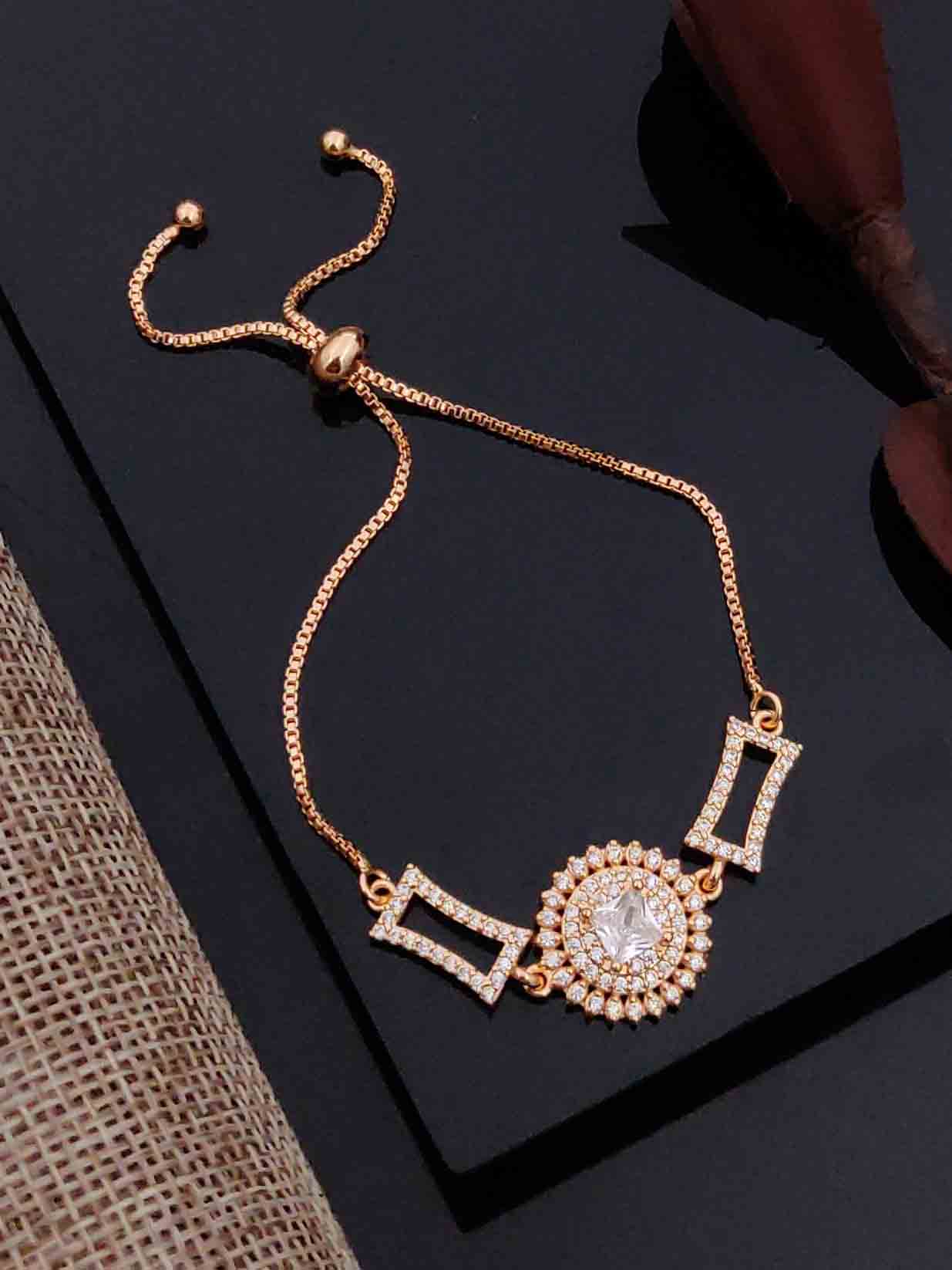 Solibelle Couture Bracelet | Antitarnish Gold Plated