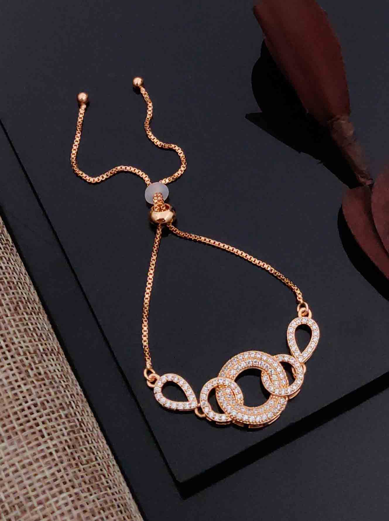 Solibelle Akoya Bracelet | Antitarnish Gold Plated