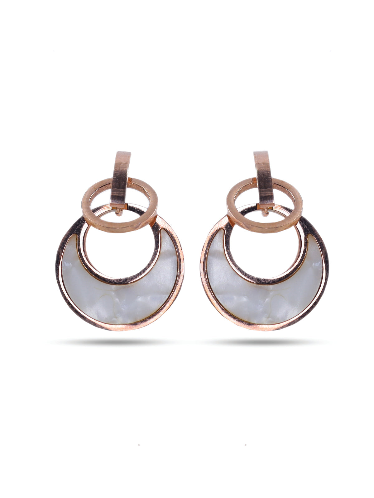 Solibelle Everyday Elegance Gold Plated Drop Earrings