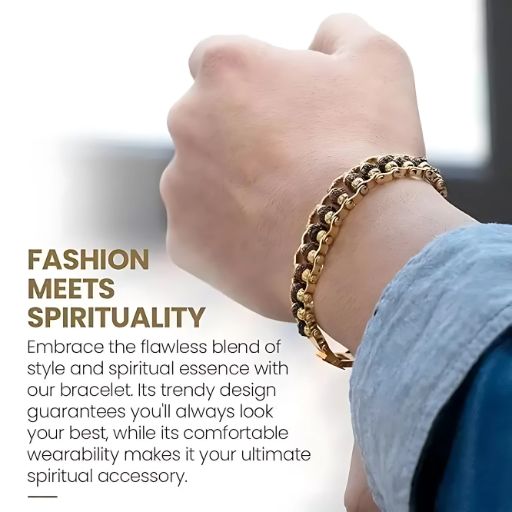 Solibelle Men's Wear Rudraksh Bracelet