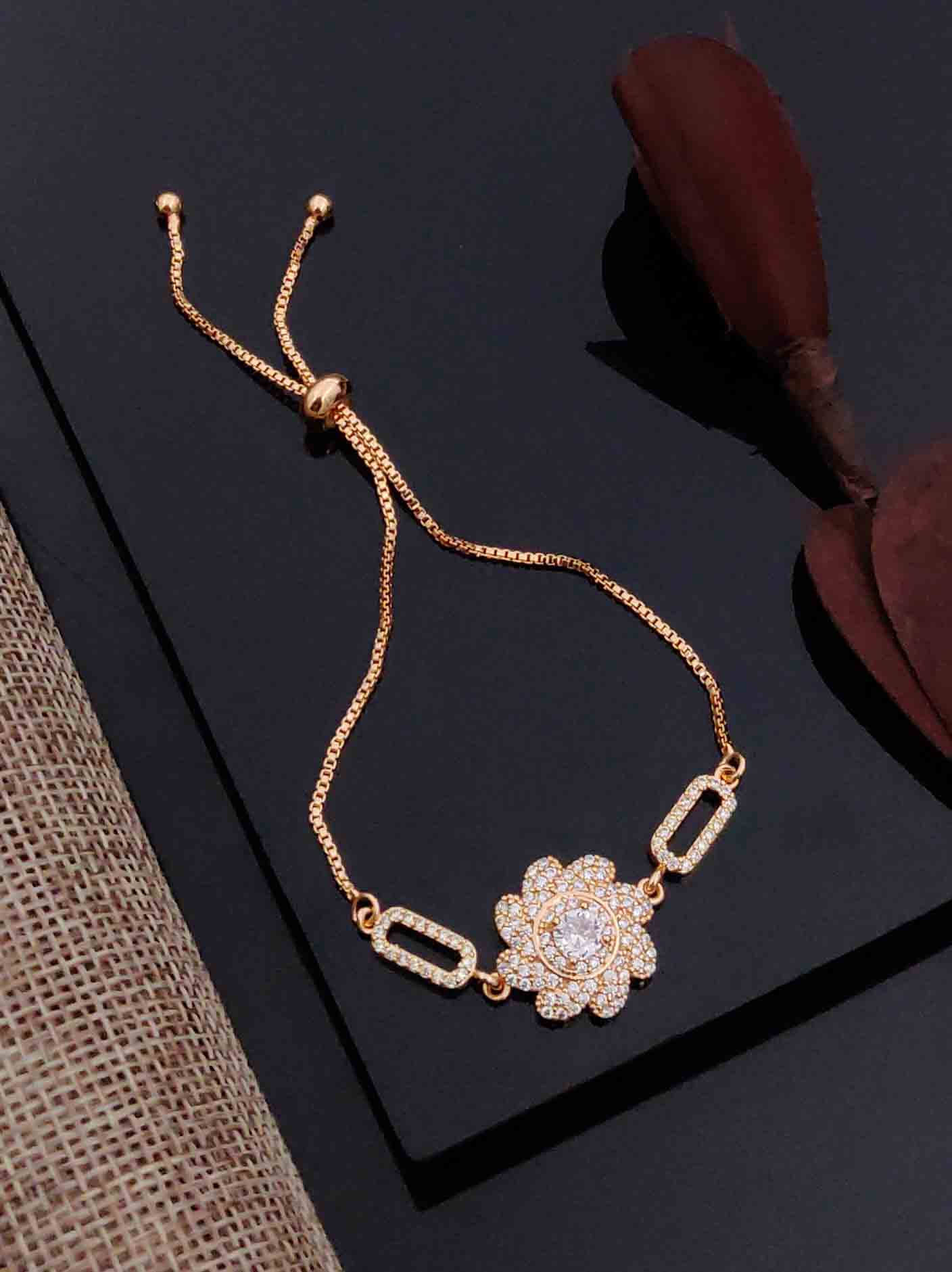 Solibelle Monarch Bracelet | Antitarnish Gold Plated